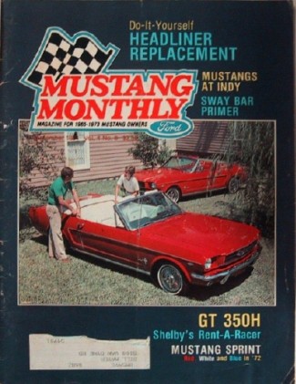 MUSTANG MONTHLY 1981 SEPT - '72 SPRINT, HERTZ CARS